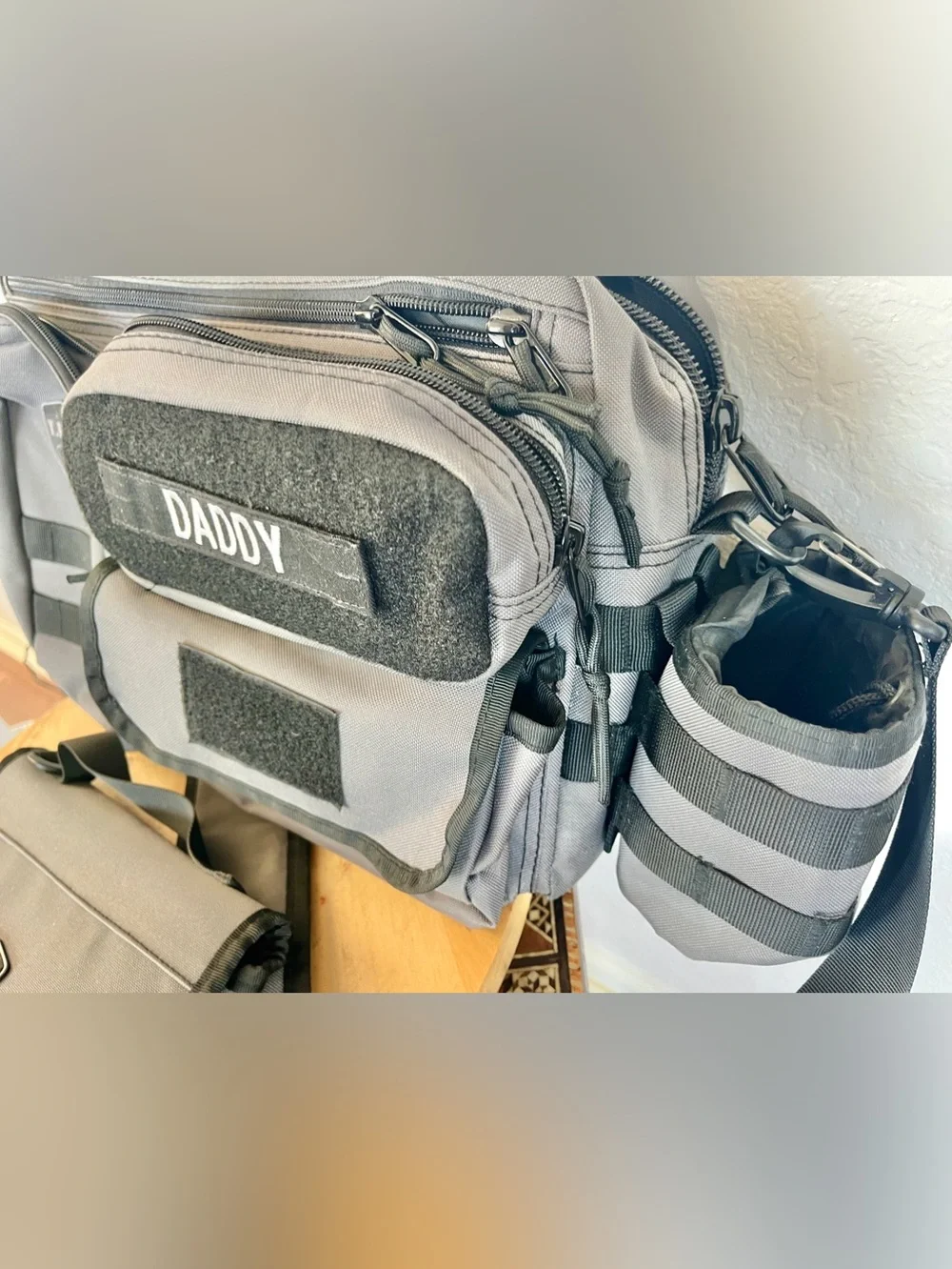 T.B.G. Tactical Baby Gear diaper bag changing pad & Bottle Holder